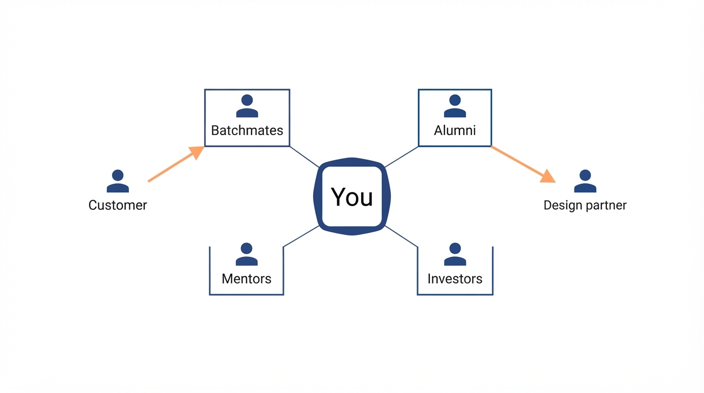 Activating your accelerator network of batchmates, alumni, mentors, and investors into early customers and design partners