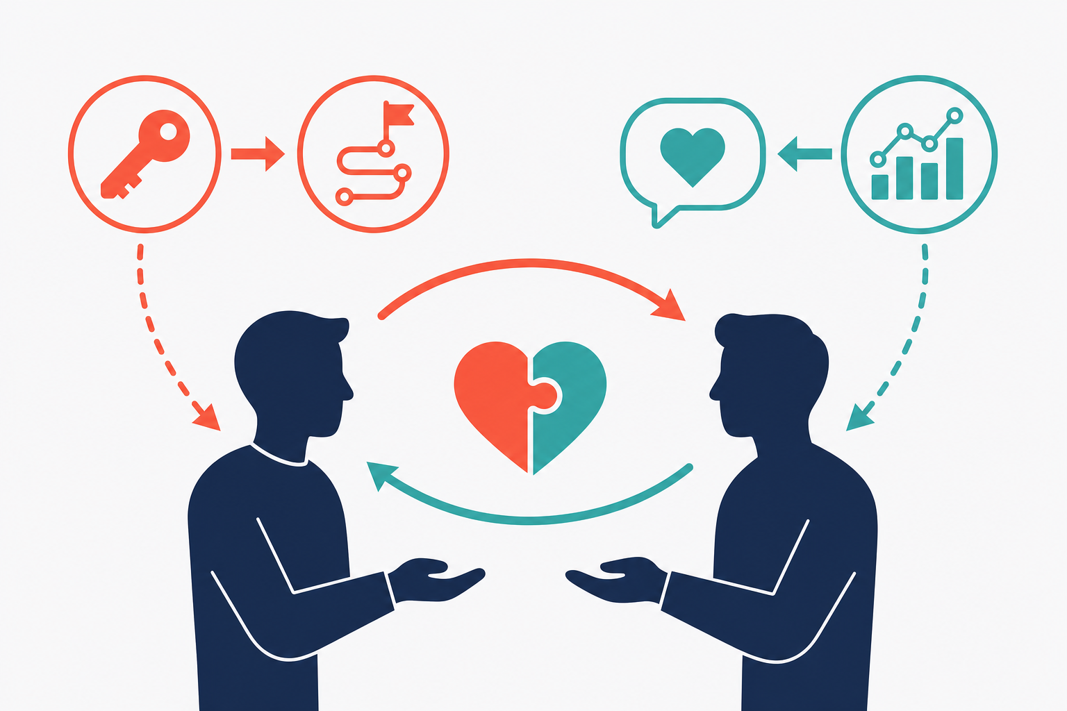 A mutual-value design partnership: early access and roadmap influence exchanged for feedback and real usage