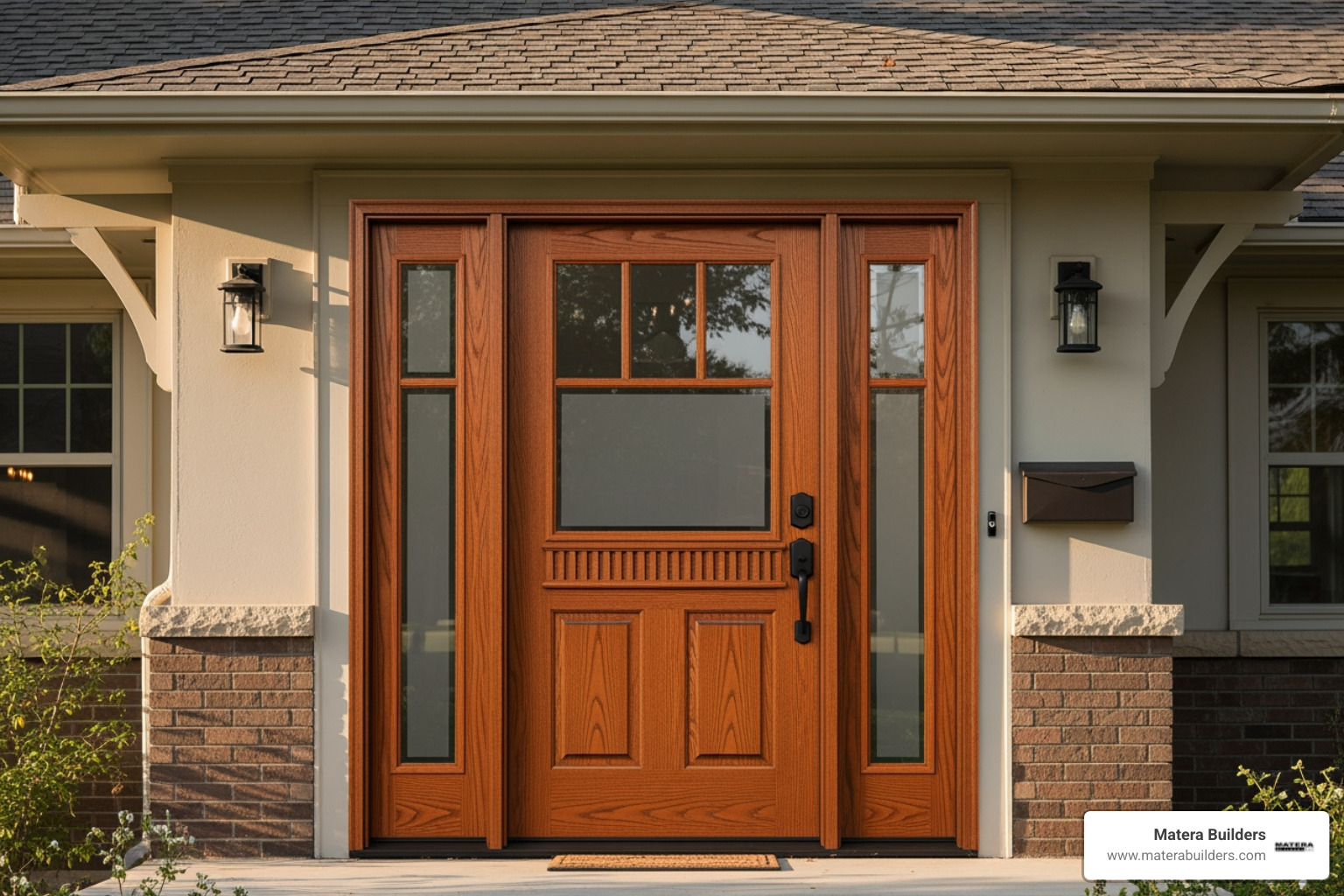 Classic-Craft American Style door with matching sidelights - therma tru craftsman door with sidelights Classic-Craft American Style door with matching sidelights - therma tru craftsman door with sidelights