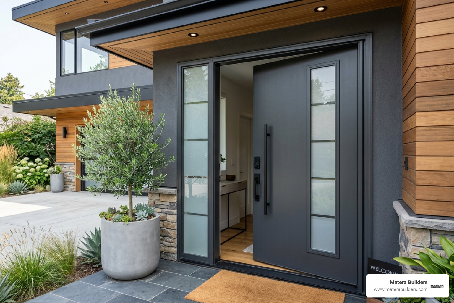 modern Visionary door entryway with sleek lines and minimalist glass - classic craft fiberglass doors modern Visionary door entryway with sleek lines and minimalist glass - classic craft fiberglass doors