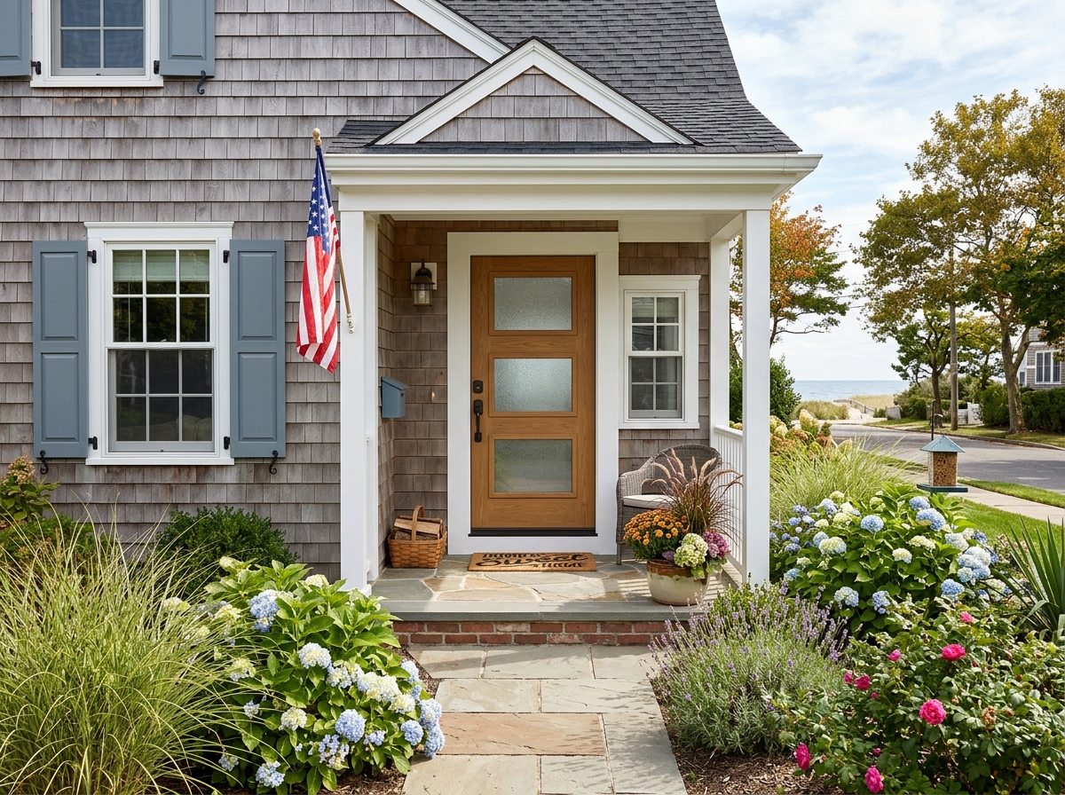 A modern fiberglass entry door installed in a New Jersey home - therma tru entry door prices A modern fiberglass entry door installed in a New Jersey home - therma tru entry door prices