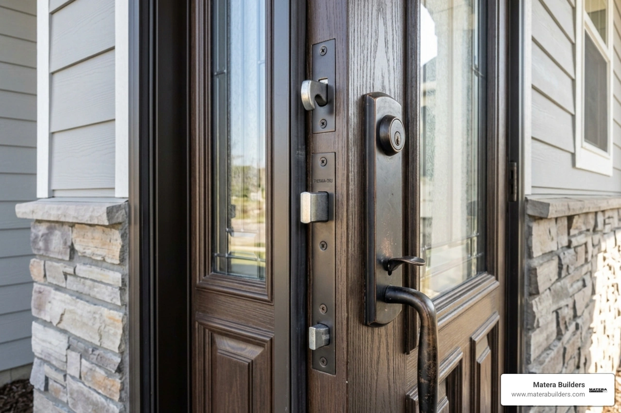 Multi-point locking system for exterior French doors - therma tru exterior french doors Multi-point locking system for exterior French doors - therma tru exterior french doors