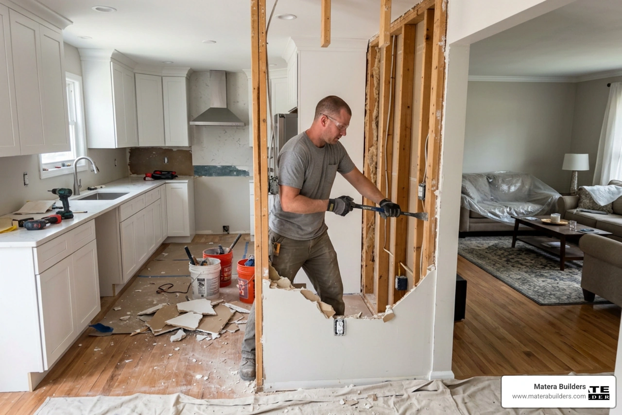 removing a wall to create an open concept kitchen layout removing a wall to create an open concept kitchen layout