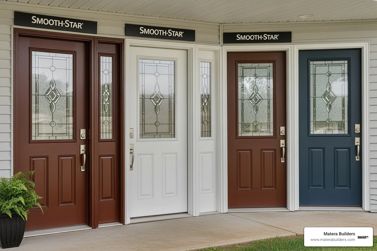 smooth star style lineup with panel and glass options smooth star style lineup with panel and glass options