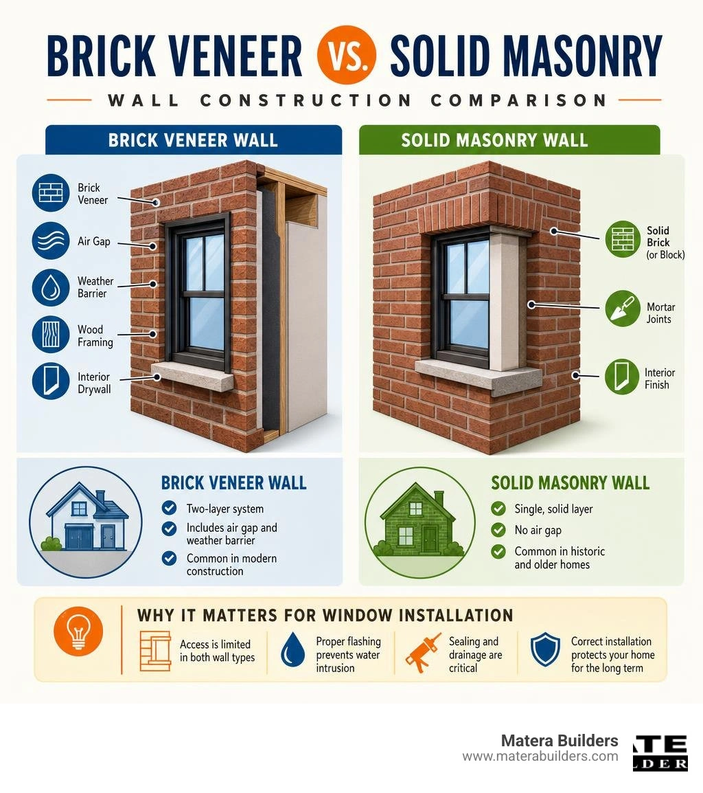 Brick veneer vs solid masonry wall construction comparison infographic infographic Brick veneer vs solid masonry wall construction comparison infographic infographic