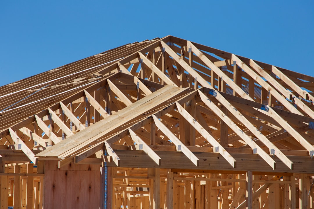 Custom home construction site in New Jersey Custom home construction site in New Jersey