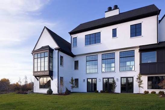 Andersen A-Series Stormwatch windows in a beachfront living room