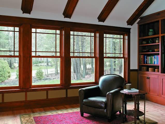Andersen A-Series Stormwatch windows in a beachfront living room