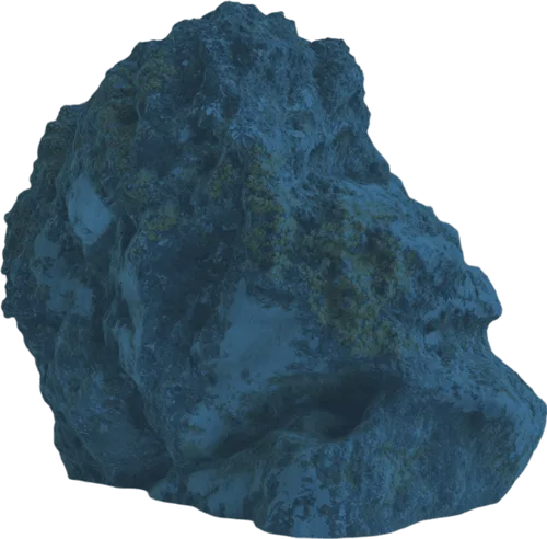 Blue big stone