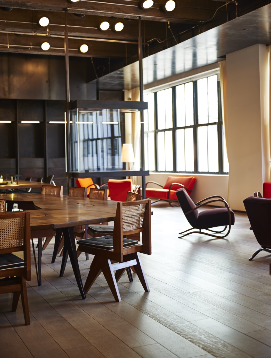 5th floor coworking space at Spring Place in New York City. 