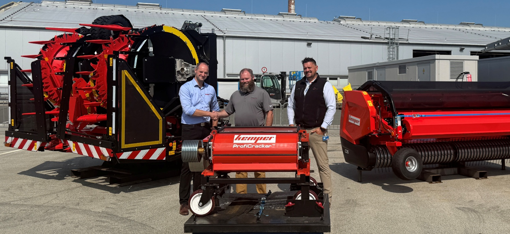 Stefan Reinermann (KEMPER) sowie Lyndon Lukasson und John Butterly (Scherer Inc.)