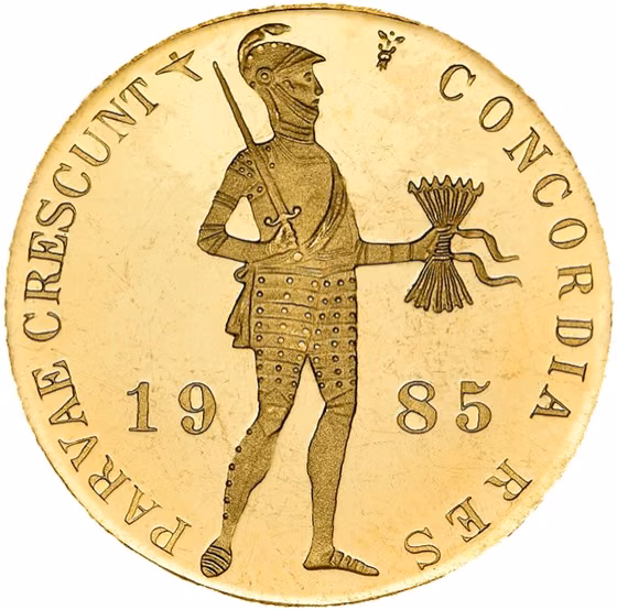 Gouden Dukaat 1985, lot 2224 from Schulman E - Veiling 19
