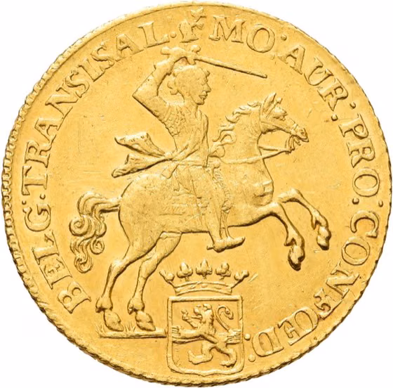 Gouden rijder 1760, lot 3360 from Schulman E - Veiling 6