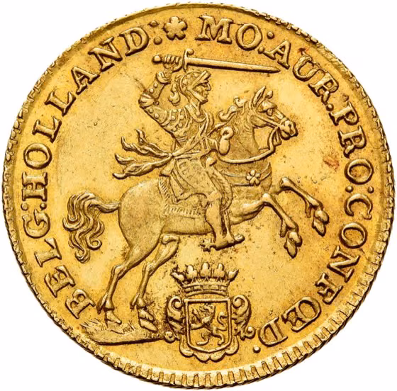 Gouden rijder 1760, kavel 2229 uit E - Veiling 12 van Schulman