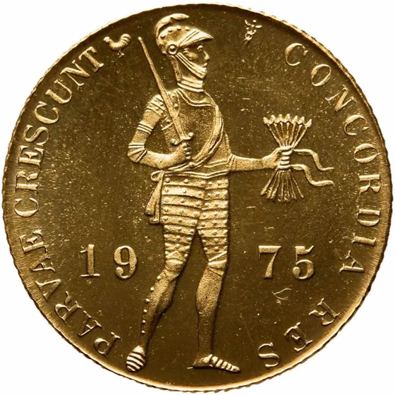 Gouden dukaat 1975, lot 1339 from Schulman E - Veiling 11