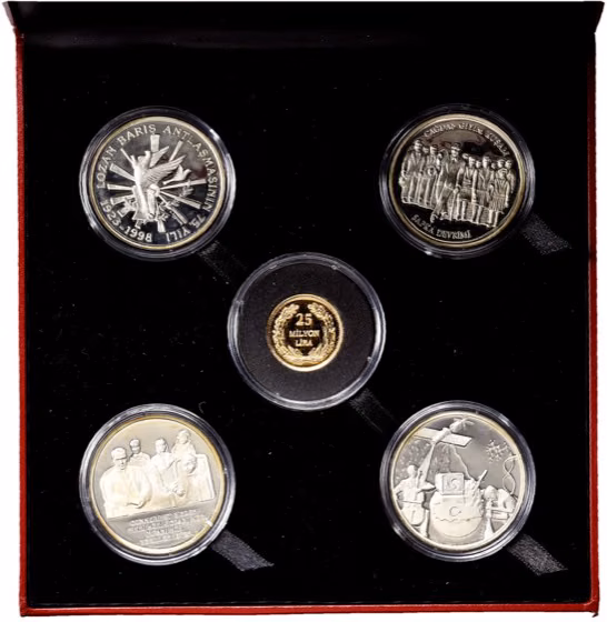 Turkish State Mint Set (5) 1998, lot 1094 from Schulman E - Veiling 13