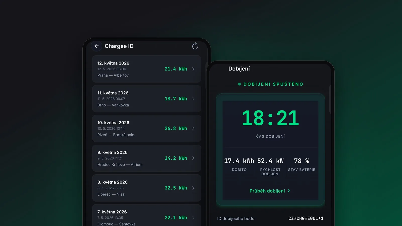 Registrace a první přihlášení