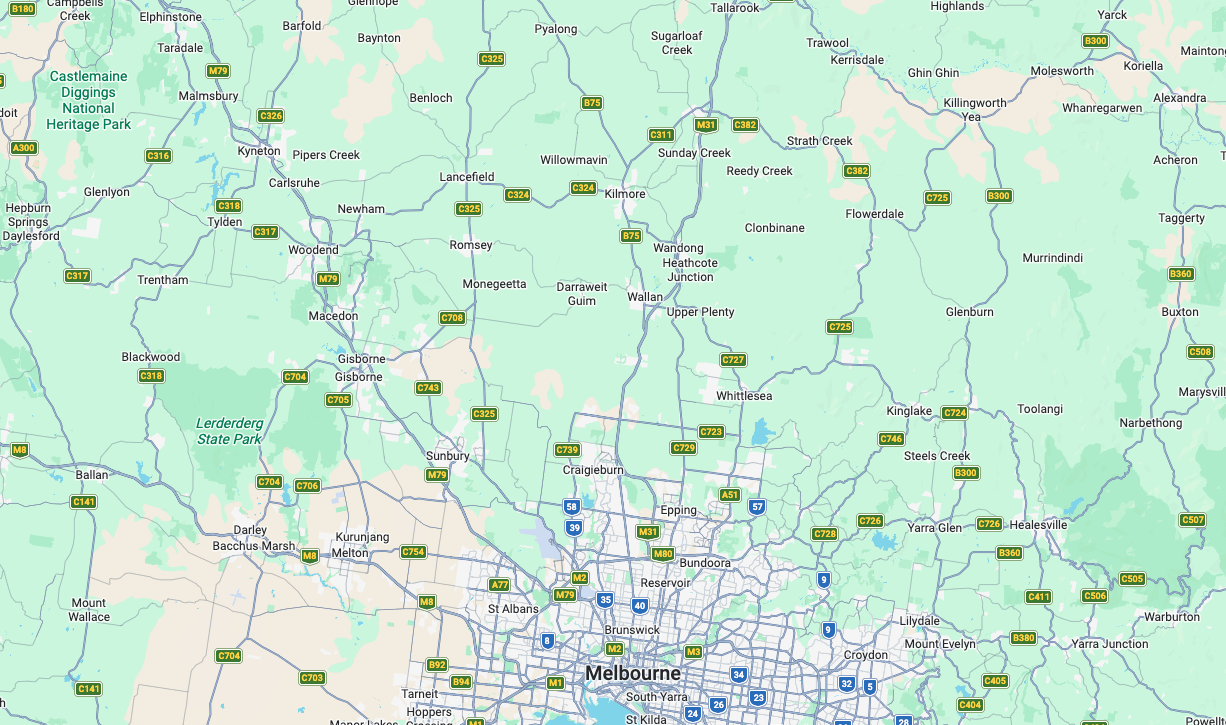 Tomahawk Tree Services service area map