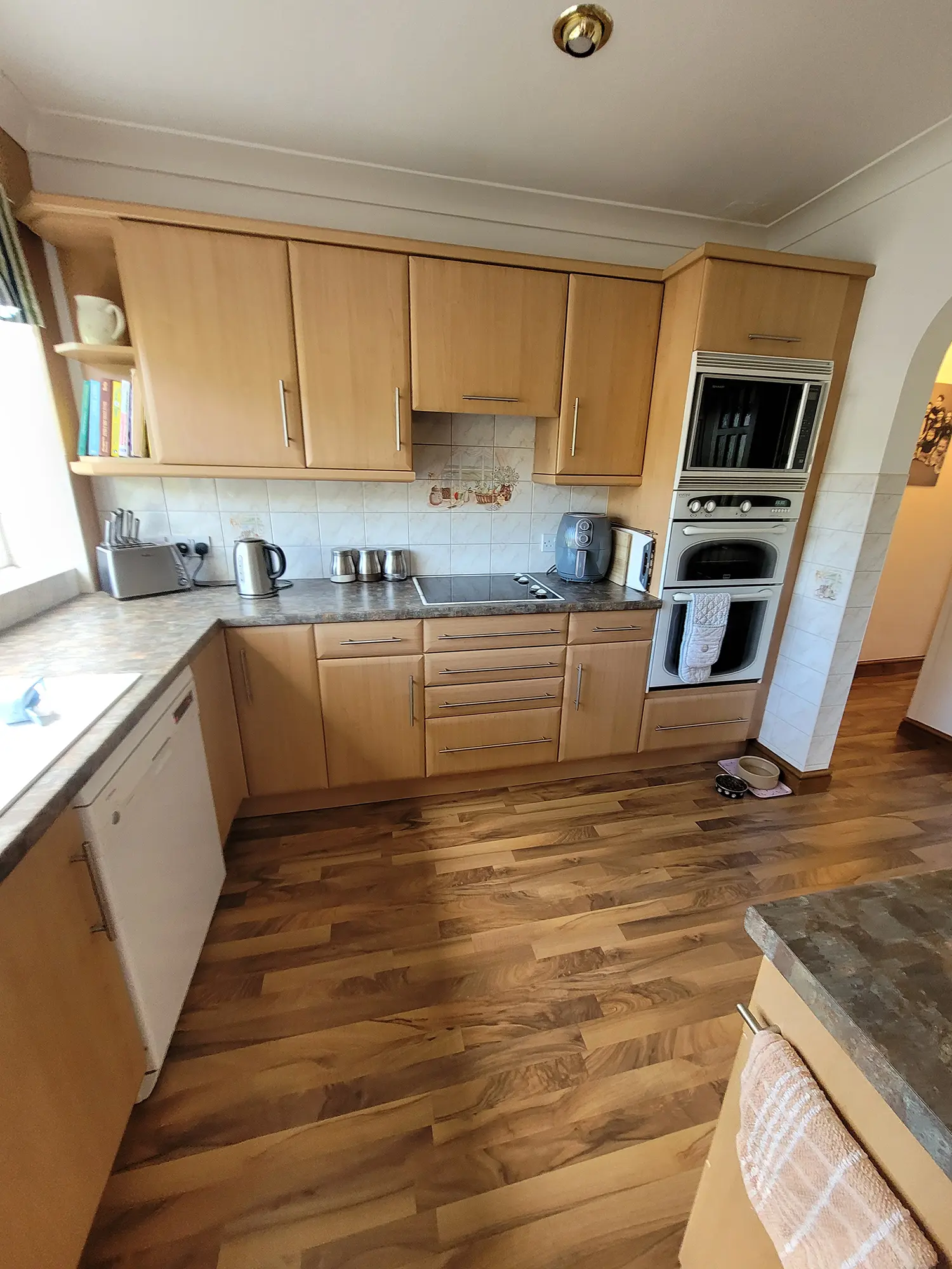 How the kitchen looked before