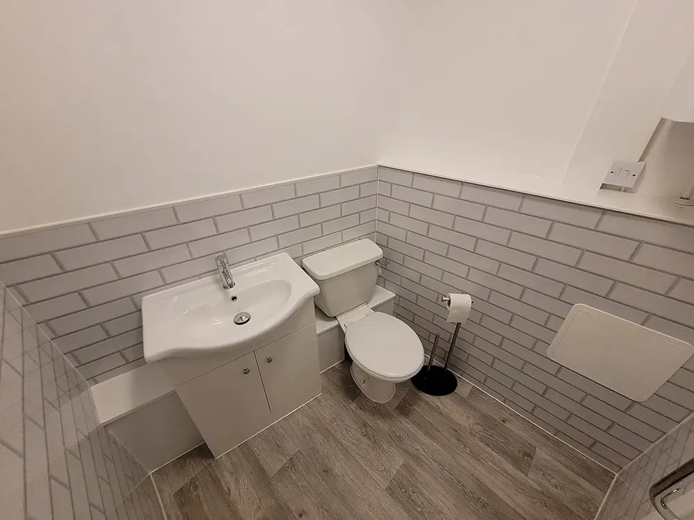 Photograph of the completed renovation work