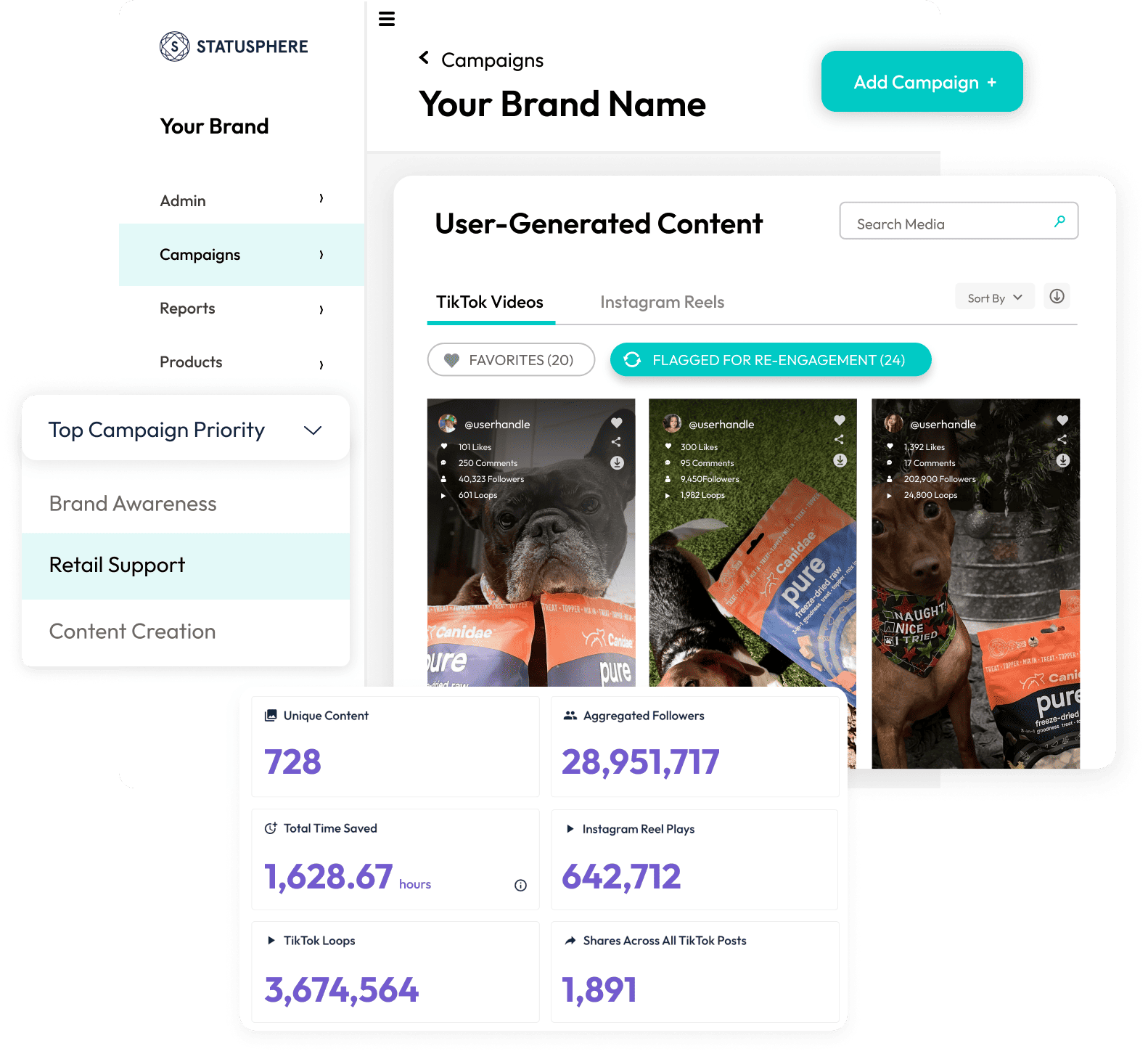 Hero Dashboard