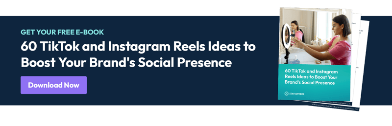 60 tiktok and reels ideas for brands - free ebook