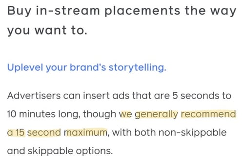 meta intagram reels video length recommendation
