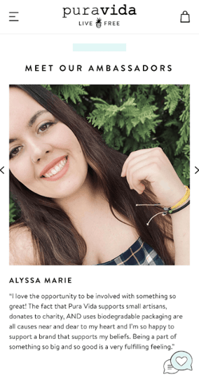 brand ambassador program example