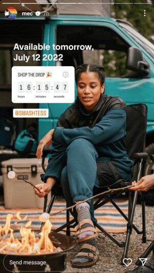 instagram story countdown sticker