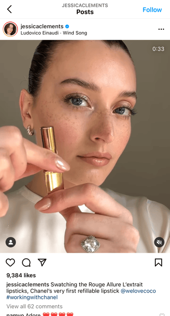 Chanel beauty influencer