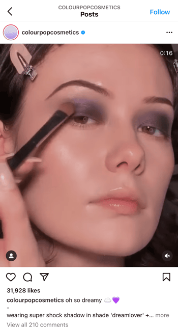 ColourPop influencer campaign