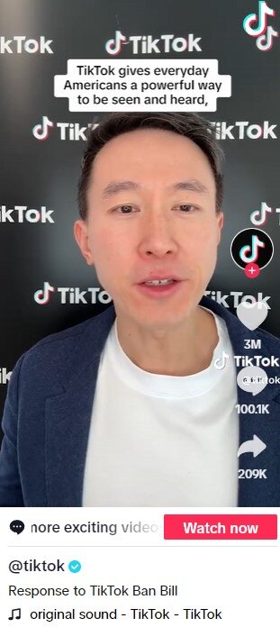 TikTok CEO