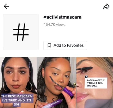 pacifica hashtag example on tiktok