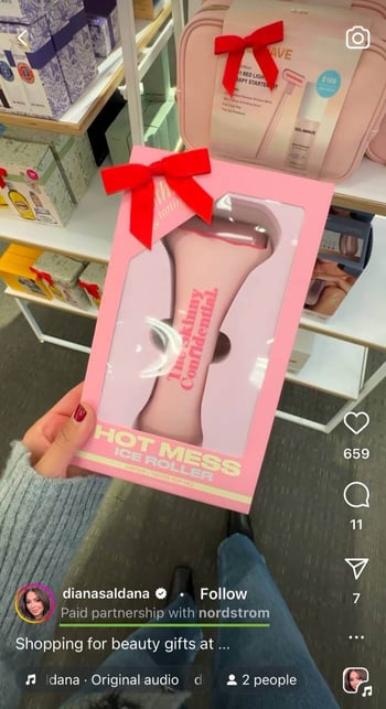 IG post with partnership ad 2