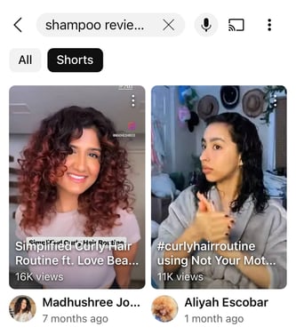 youtube search example 2