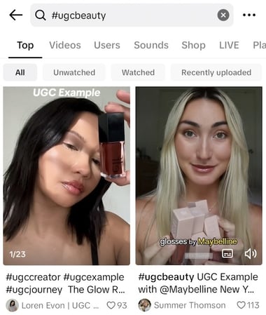 find tiktok influencers ugc creators 1