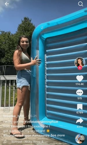 #FoundItOnAmazon TikTok influencer