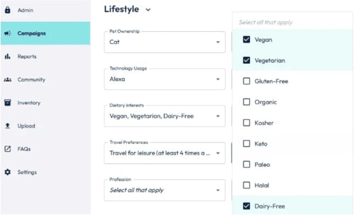 Statusphere creator targeting example