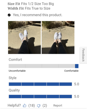 keds ratings and reviews screenshot