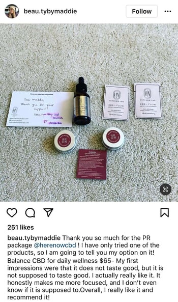 short thank you note example