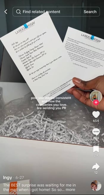 Typed letter example