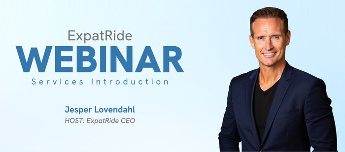 ExpatRide Webinar - Jesper Lovendahl, Host: ExpatRide CEO