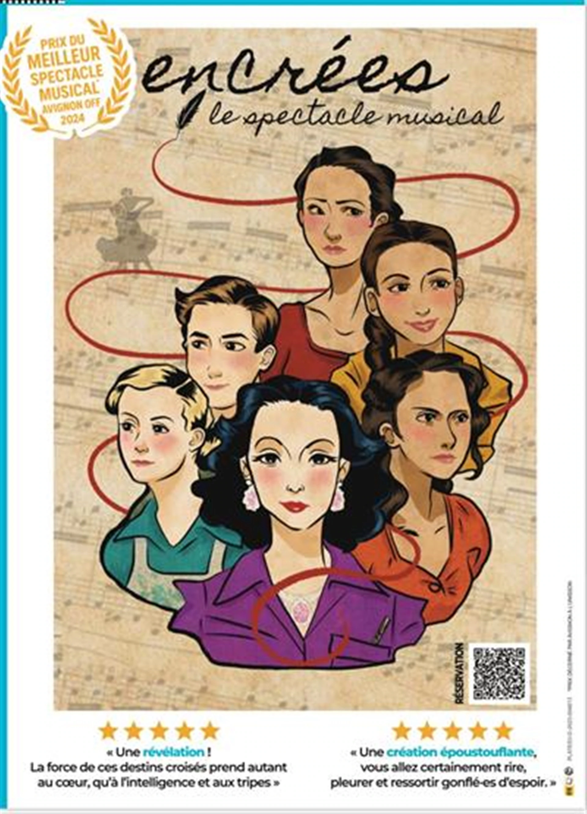 Encrées, le spectacle musical