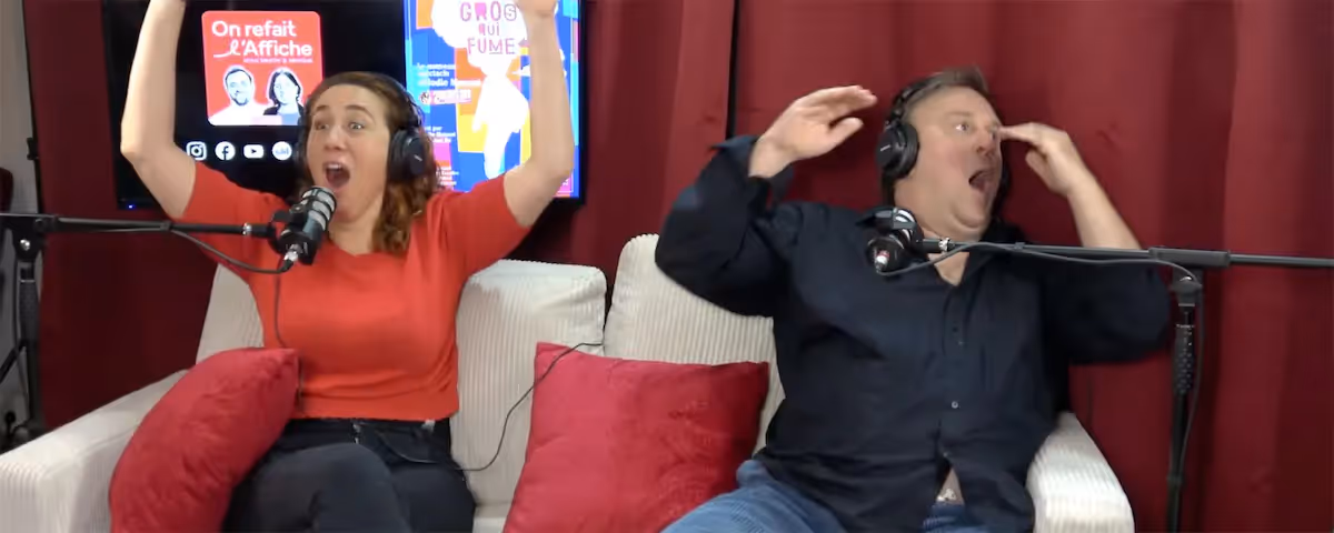 Le Gros qui fume comme une cheminée en hiver : la nouvelle folie d’Élodie Menant au micro de L’Affiche