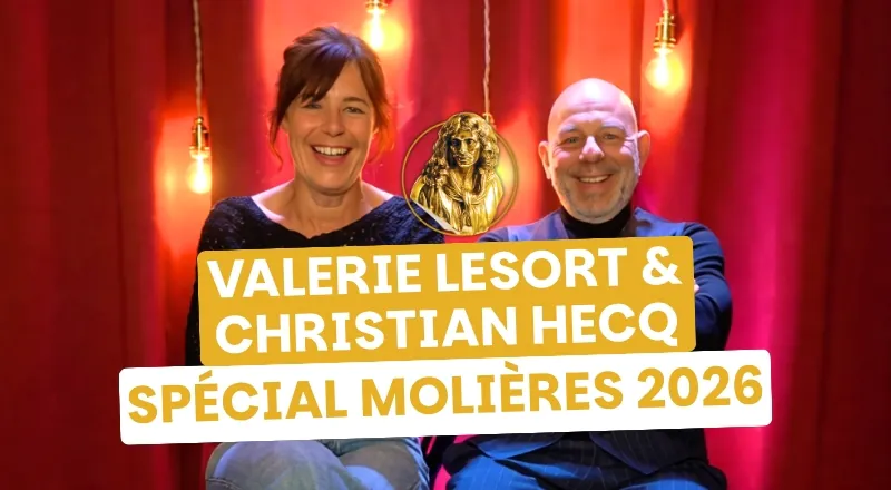 En couple à la ville... et aux Molières ! On a rencontré Valérie Lesort et Christian Hecq.