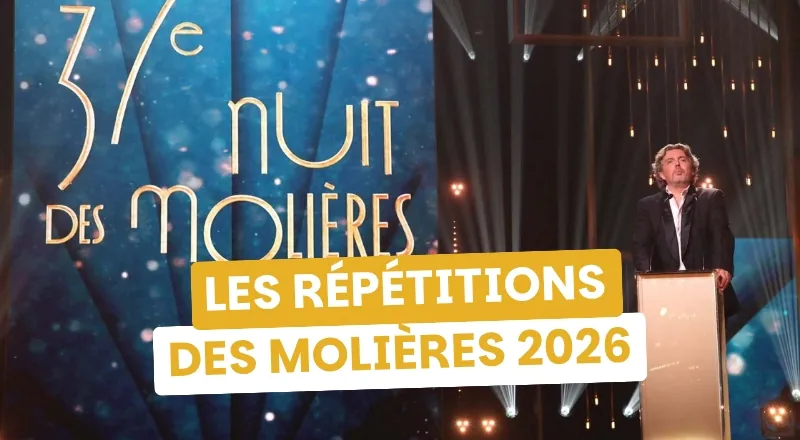 On a suivi Alex Vizorek et Chantal Goya en répétition pour les Molières !