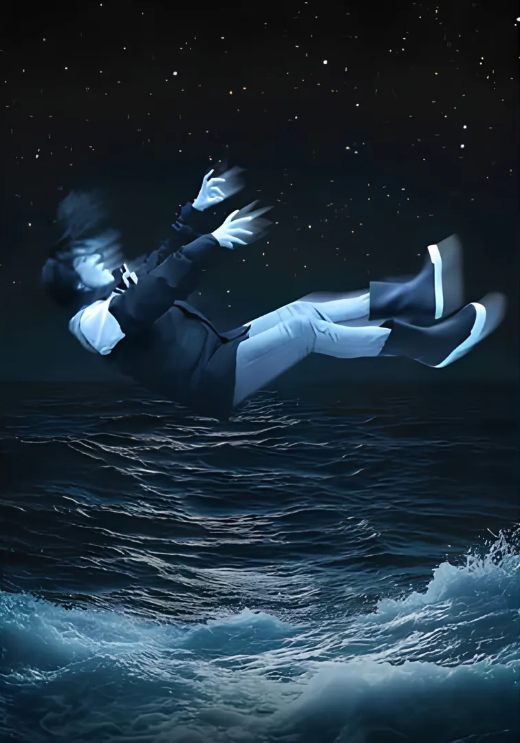 Une femme à la mer