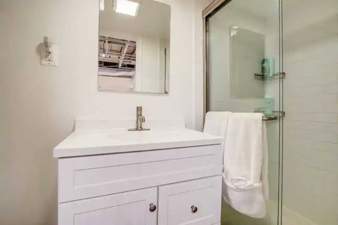 a room with a washing machine and dryer