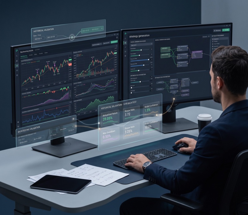 CoinQuant vs LuxAlgo: AI Backtesting Assistant vs Full Strategy Platform