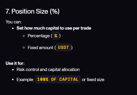 In CoinQuant each entry can be sized as a percentage of equity or as a fixed USDT amount.